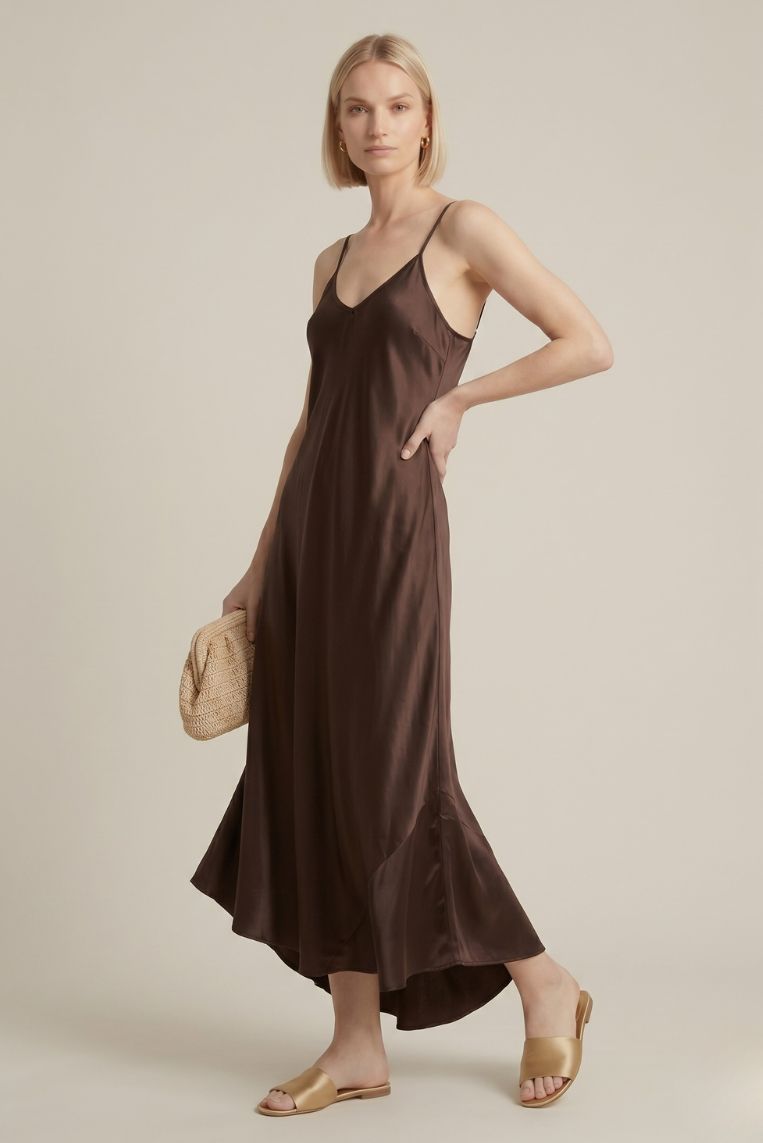 ABITO LUNGO SATIN 2 ABITO LUNGO SATIN - immagine 2