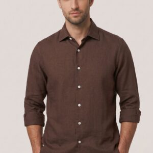 CAMICIA 100 LINO MANICHE LUNGHE 15 CAMICIA 100 LINO MANICHE LUNGHE - Thumbnail Image 3