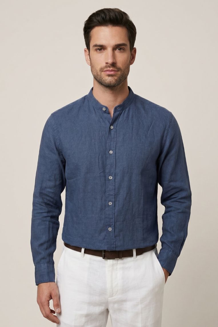 CAMICIA LINO COREANA 5 CAMICIA LINO COREANA - immagine 5