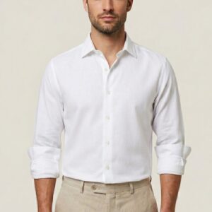 CAMICIA A MANICHE LUNGHE IN LINO 9 CAMICIA A MANICHE LUNGHE IN LINO - Thumbnail Image 3