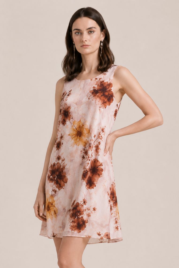 ABITO MIDI TENCEL FIORI - immagine 3