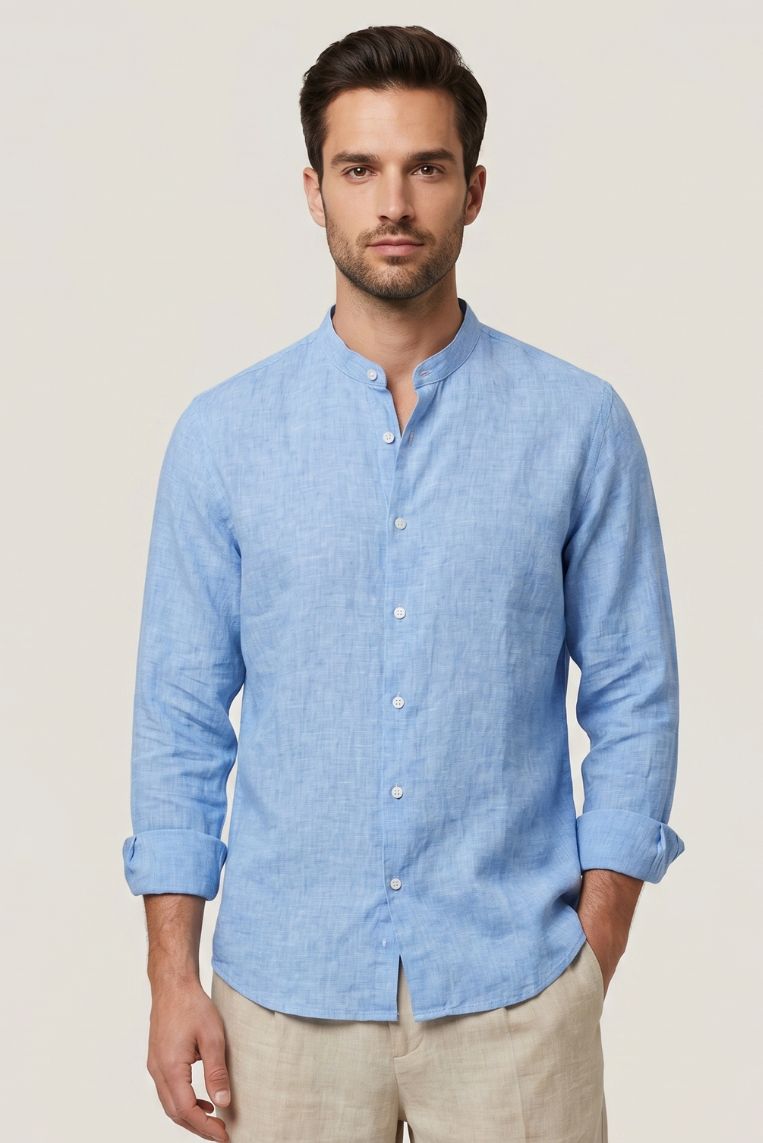CAMICIA LINO COREANA 4 CAMICIA LINO COREANA - immagine 4