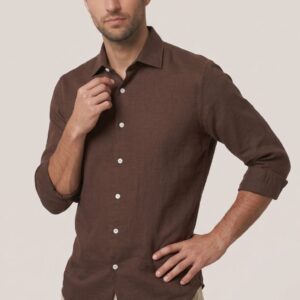 CAMICIA 100 LINO MANICHE LUNGHE 16 CAMICIA 100 LINO MANICHE LUNGHE - Thumbnail Image 4