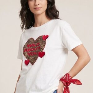T-SHIRT STAMPA CUORE WILD ABOUT YOU 3 T-SHIRT STAMPA CUORE WILD ABOUT YOU - Thumbnail Image 1