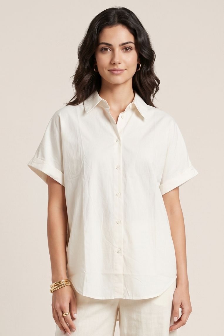 CAMICIA MANICHE CORTE STAMPA SAINT TROPEZ 2 CAMICIA MANICHE CORTE STAMPA SAINT TROPEZ - immagine 2