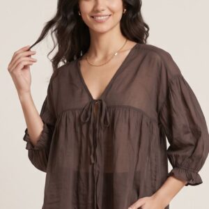 BLUSA LEGGERA MANICHE 3/4 10 BLUSA LEGGERA MANICHE 3/4 - Thumbnail Image 4
