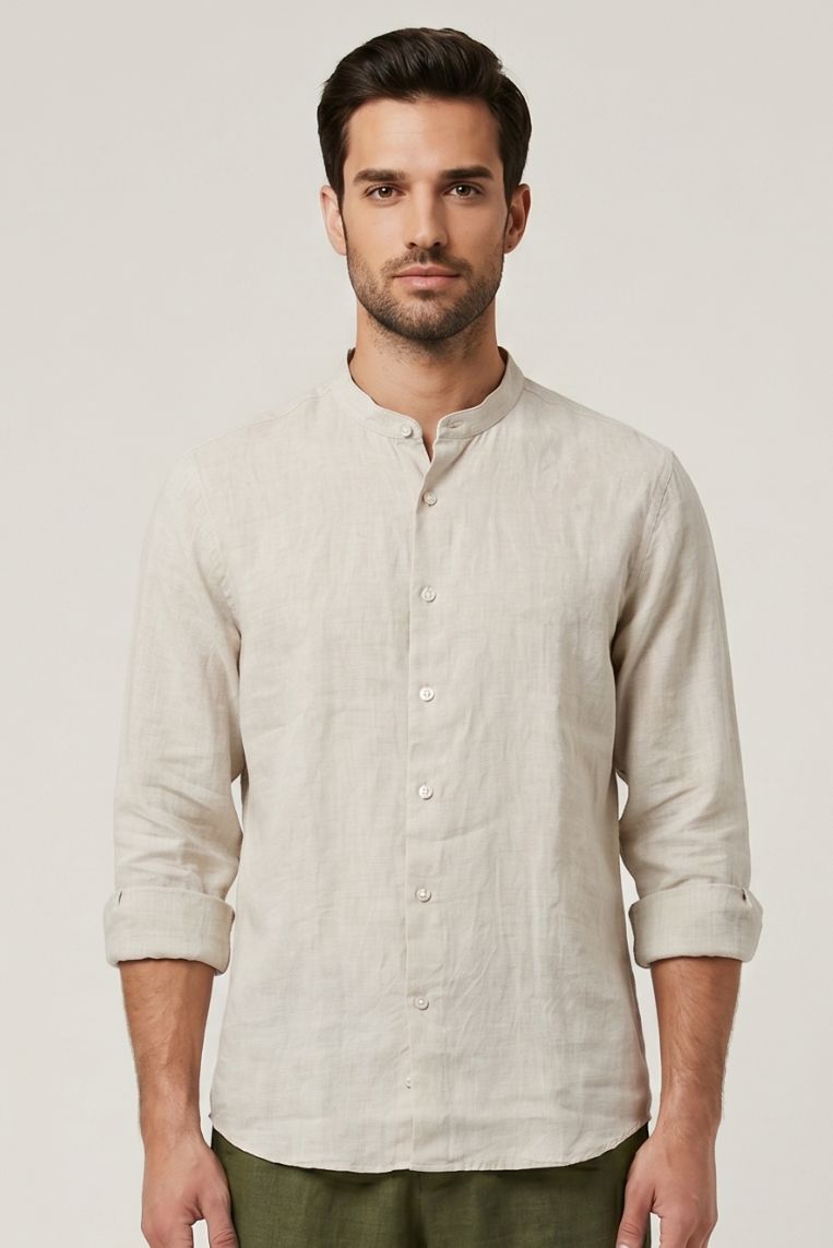 CAMICIA LINO COREANA 2 CAMICIA LINO COREANA - immagine 2