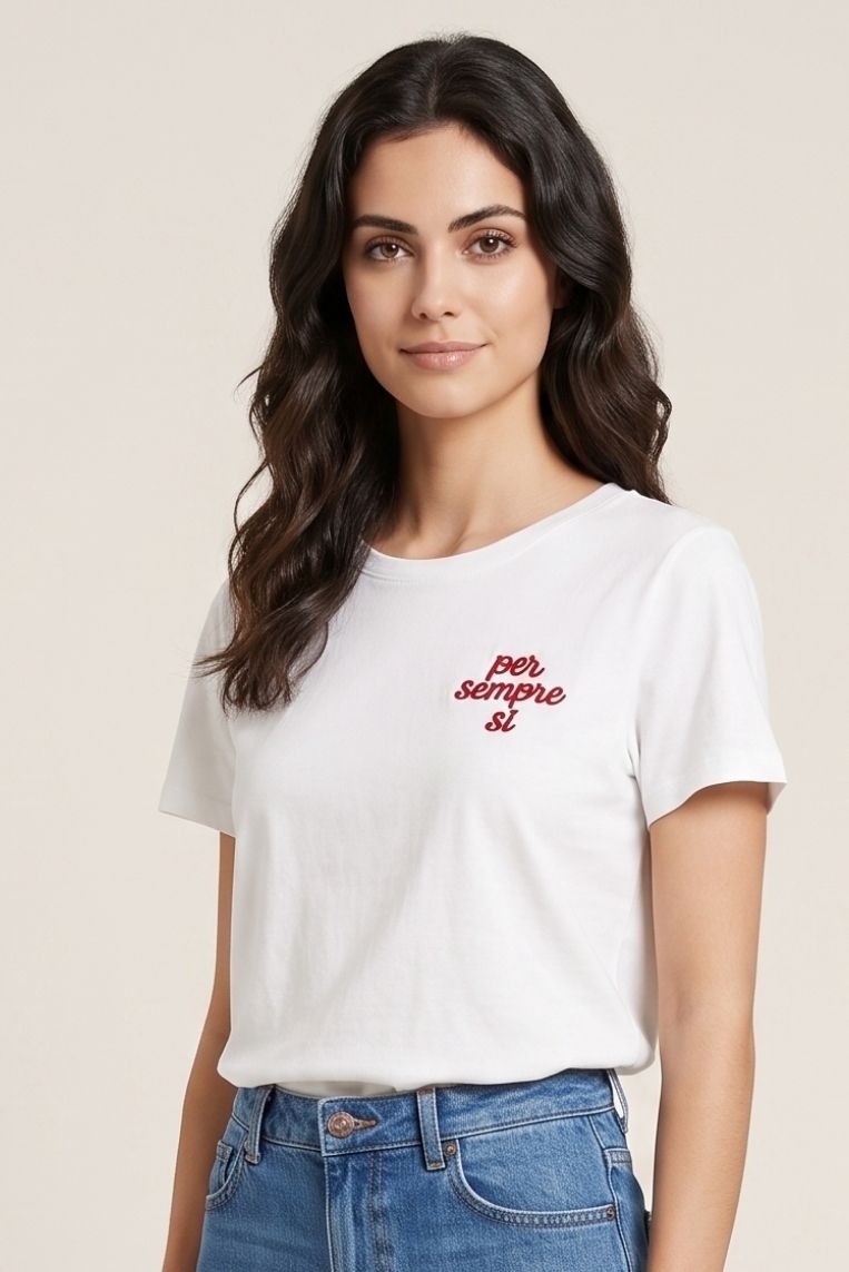 T-SHIRT MANICHE CORTE PER SEMPRE SI - immagine 4