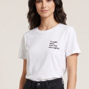 T-SHIRT MANICHE CORTE SCRITTA TI VOGLIO BENE 3 T-SHIRT MANICHE CORTE SCRITTA TI VOGLIO BENE - Thumbnail Image 1