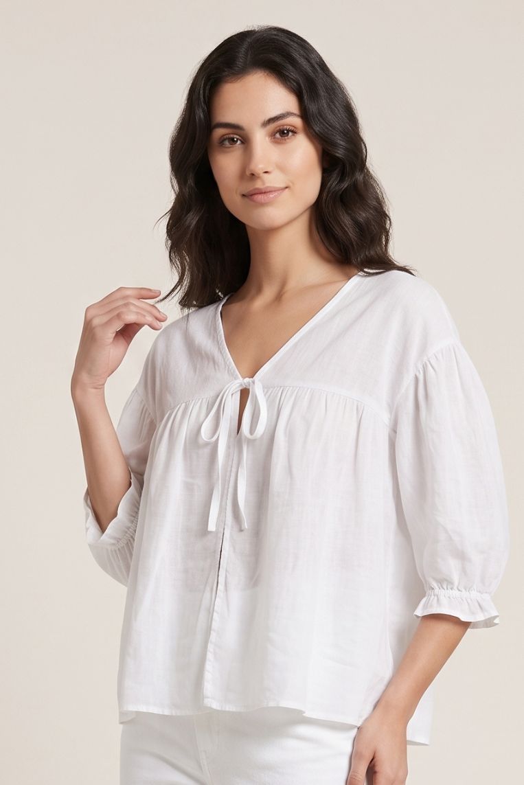 BLUSA LEGGERA MANICHE 3/4 6 BLUSA LEGGERA MANICHE 3/4 - immagine 6