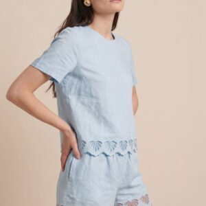 T-SHIRT RICAMO CONCHIGLIE 6 T-SHIRT RICAMO CONCHIGLIE - Thumbnail Image 3