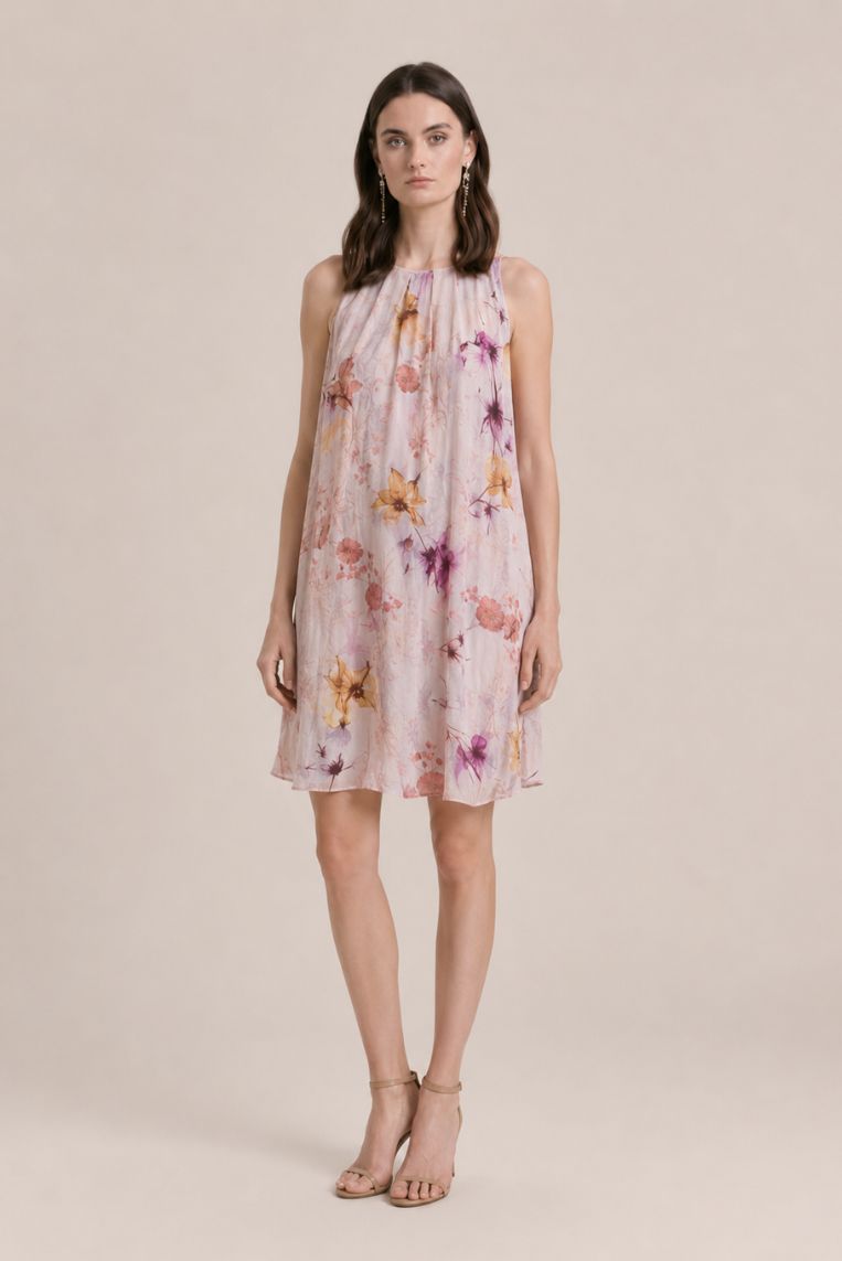 ABITO MIDI TENCEL FIORI - immagine 2