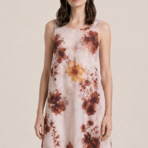 ABITO MIDI TENCEL FIORI 8 ABITO MIDI TENCEL FIORI - Thumbnail Image 4
