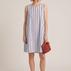 ABITO SMANICATO CON RIGA SOTTILE 4 ABITO SMANICATO CON RIGA SOTTILE - Thumbnail Image 2