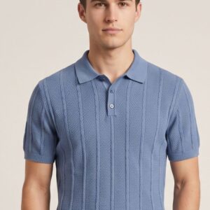 POLO LINO COTONE A COSTINE 9 POLO LINO COTONE A COSTINE - Thumbnail Image 1