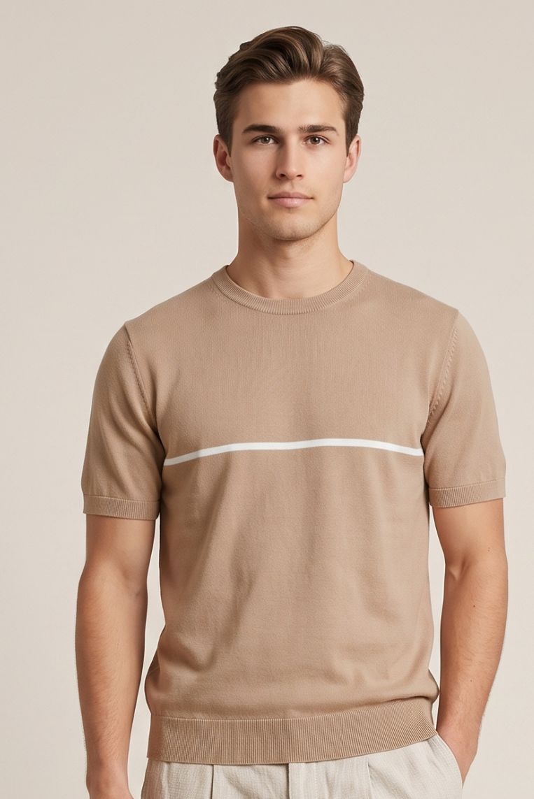 MAGLIA GIRO CREPE COTONE RIGA - immagine 4