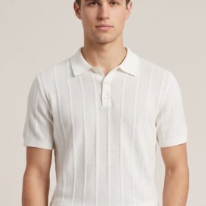 POLO LINO COTONE A COSTINE 12 POLO LINO COTONE A COSTINE - Thumbnail Image 4