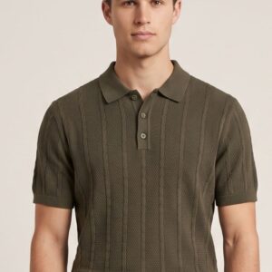 POLO LINO COTONE A COSTINE 13 POLO LINO COTONE A COSTINE - Thumbnail Image 5