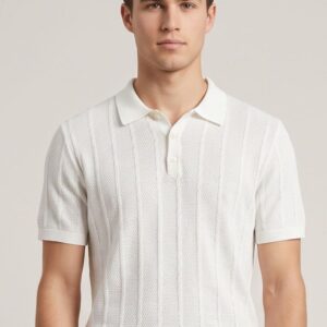 POLO LINO COTONE A COSTINE 11 POLO LINO COTONE A COSTINE - Thumbnail Image 3