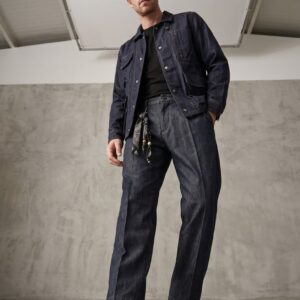 PANTALONE GABARDINA PESANTE CON ACCESSORIO 5 PANTALONE GABARDINA PESANTE CON ACCESSORIO - Thumbnail Image 1