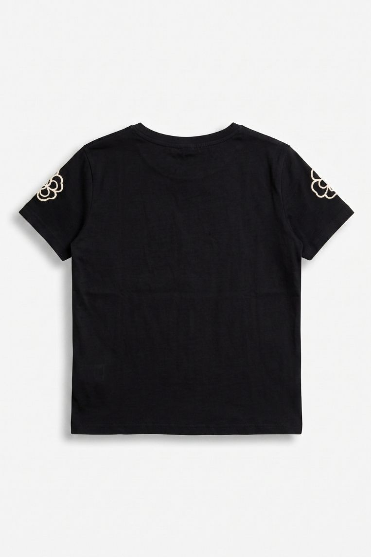 T-SHIRT RICAMI FIORE 4 T-SHIRT RICAMI FIORE - immagine 4