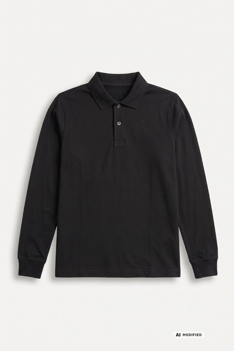 POLO MANICHE LUNGHE PIQUET 2 POLO MANICHE LUNGHE PIQUET - immagine 2