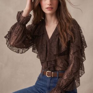 BLUSA IN PIZZO 21 BLUSA IN PIZZO - Thumbnail Image 9