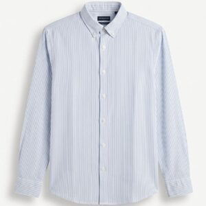 CAMICIA TAILORED BOTTON DOWN RIGHE 7 CAMICIA TAILORED BOTTON DOWN RIGHE - Thumbnail Image 3