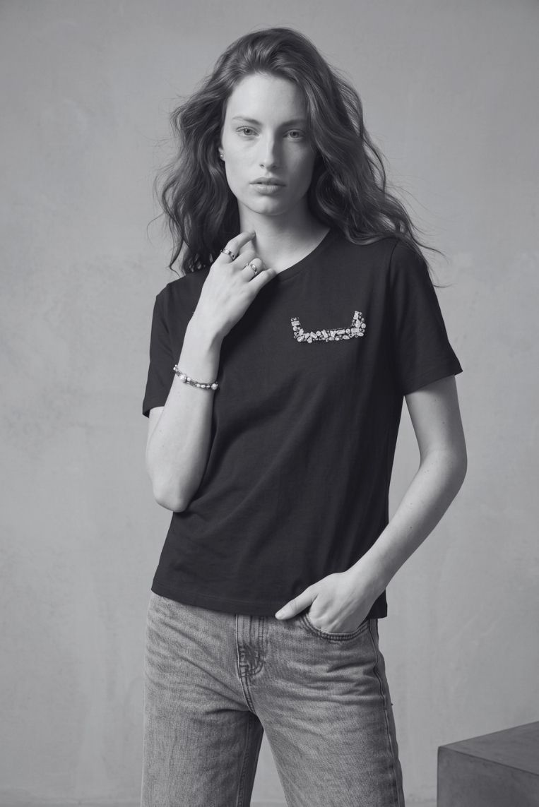 T-SHIRT TASCHINO STRASS 2 T-SHIRT TASCHINO STRASS - immagine 2