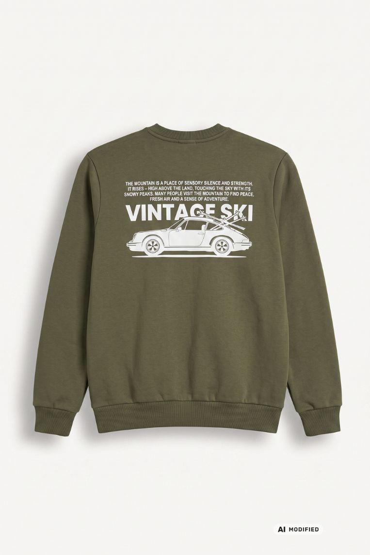 FELPA MANICHE LUNGHE VINTAGE SKI 4 FELPA MANICHE LUNGHE VINTAGE SKI - immagine 4