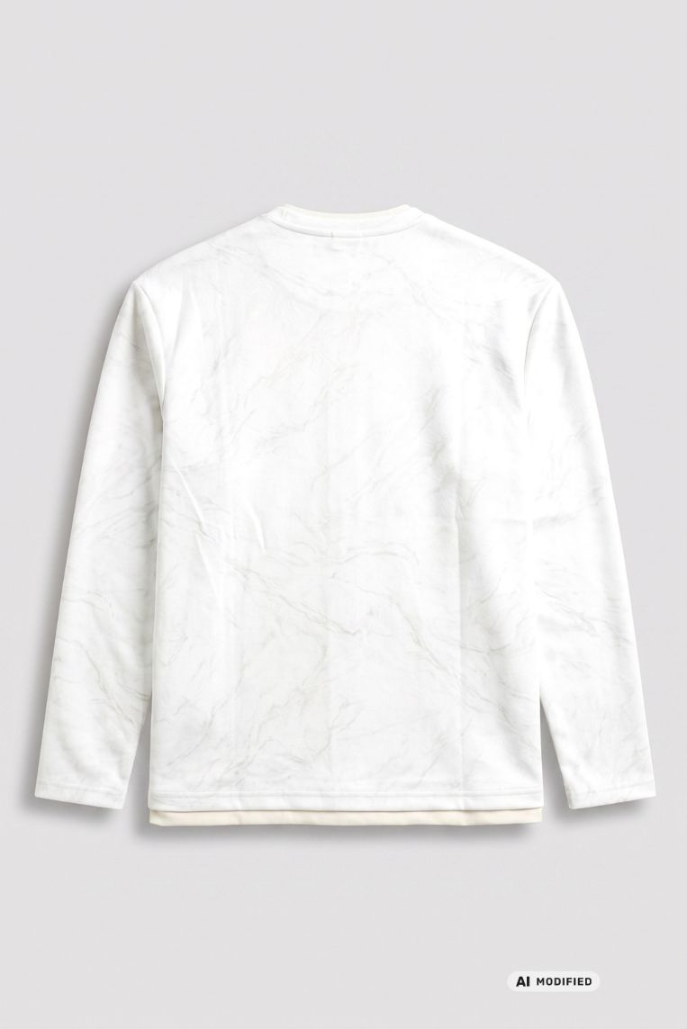 FELPA MANICHE LUNGHE SCOLLO V 4 FELPA MANICHE LUNGHE SCOLLO V - immagine 4