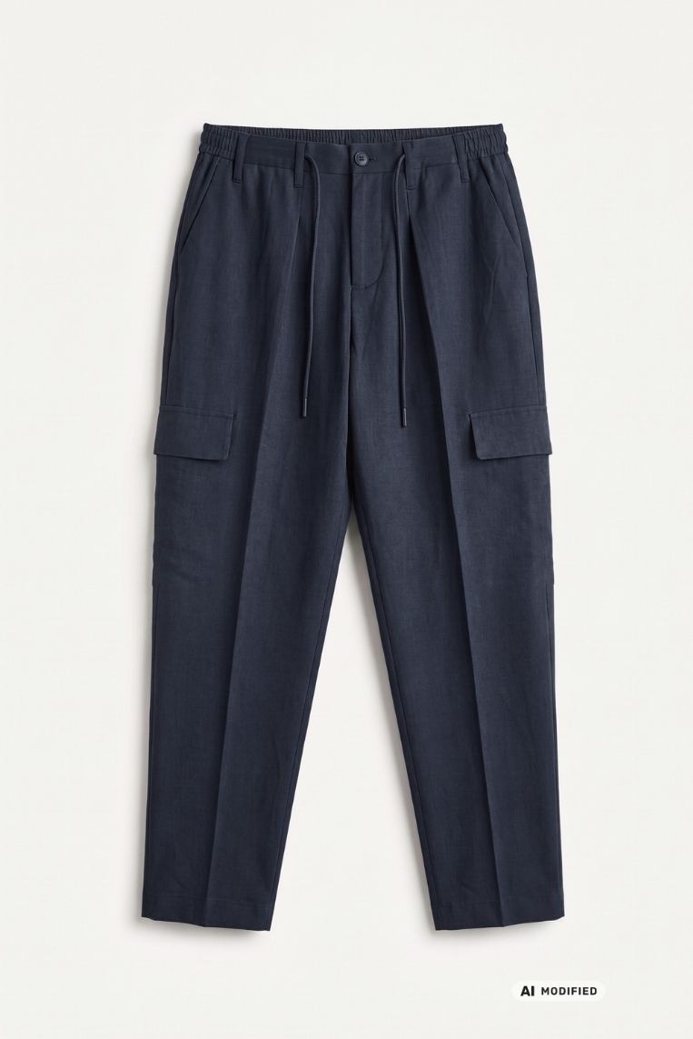 PANTALACCIO FLUIDO TASCONATO 3 PANTALACCIO FLUIDO TASCONATO - immagine 3