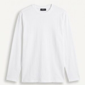 T-SHIRT GIRO MANICHE LUNGHE COTONE BASIC 8 T-SHIRT GIRO MANICHE LUNGHE COTONE BASIC - Thumbnail Image 4