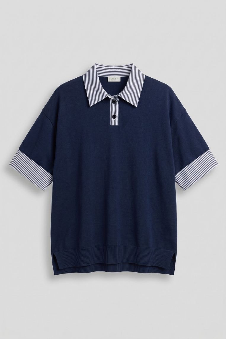 POLO MANICA 3/4 COLLETTO RIGA 11 POLO MANICA 3/4 COLLETTO RIGA - immagine 11