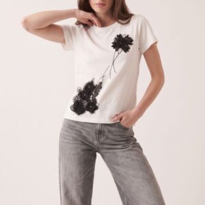 T-SHIRT FIORI TULLE 8 T-SHIRT FIORI TULLE - Thumbnail Image 2