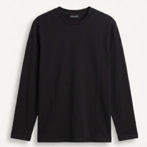T-SHIRT GIRO MANICHE LUNGHE COTONE BASIC 6 T-SHIRT GIRO MANICHE LUNGHE COTONE BASIC - Thumbnail Image 2