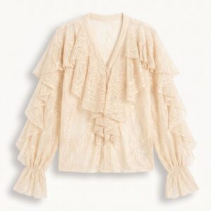 BLUSA IN PIZZO 15 BLUSA IN PIZZO - Thumbnail Image 3