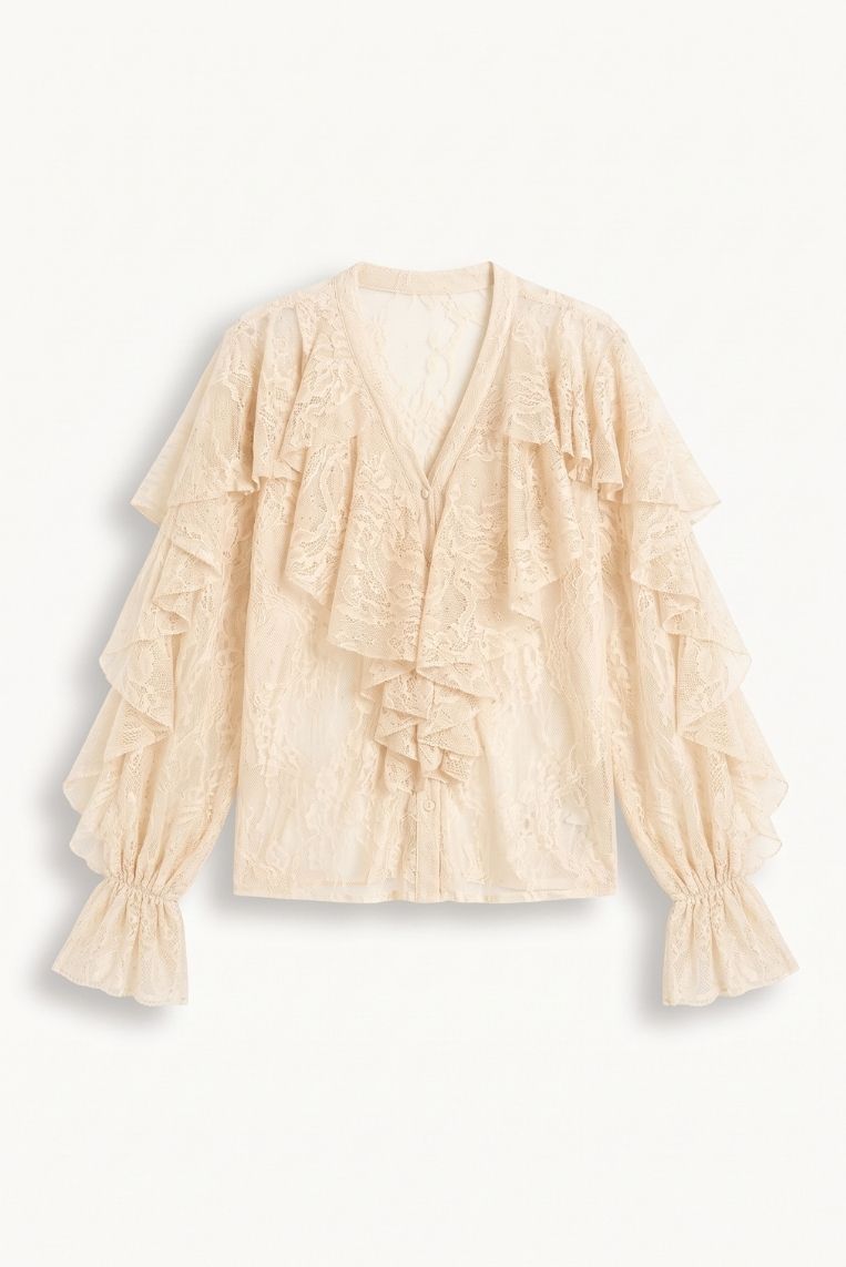 BLUSA IN PIZZO - immagine 3