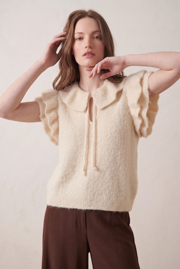 MAGLIA MANICHE CORTE COLLETTO