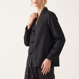 BLUSA CON ALAMARI SATIN 14 BLUSA CON ALAMARI SATIN - Thumbnail Image 2