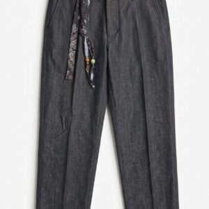 PANTALONE GABARDINA PESANTE CON ACCESSORIO 7 PANTALONE GABARDINA PESANTE CON ACCESSORIO - Thumbnail Image 3