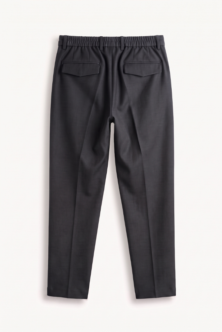 PANTALONE FRESCO LANA LACCIO PINCES 7 PANTALONE FRESCO LANA LACCIO PINCES - immagine 7