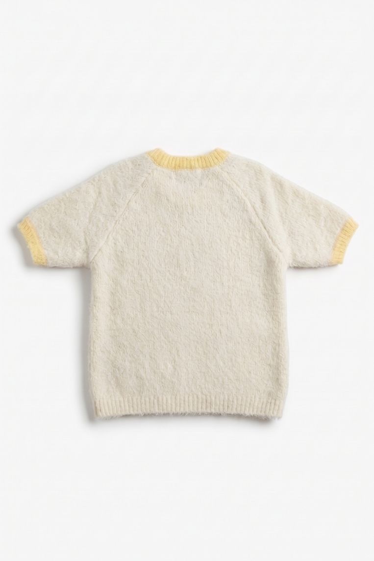 MAGLIA GIRO MANICHE CORTE HAPPY DAY - immagine 4
