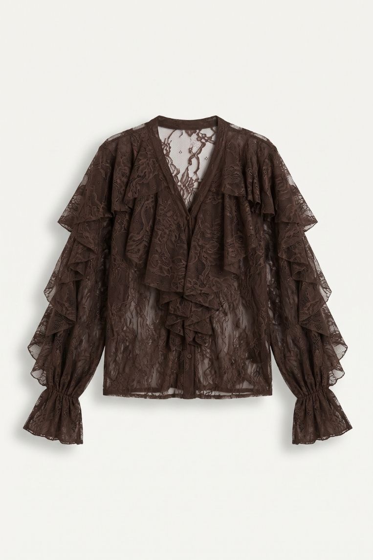 BLUSA IN PIZZO - immagine 11