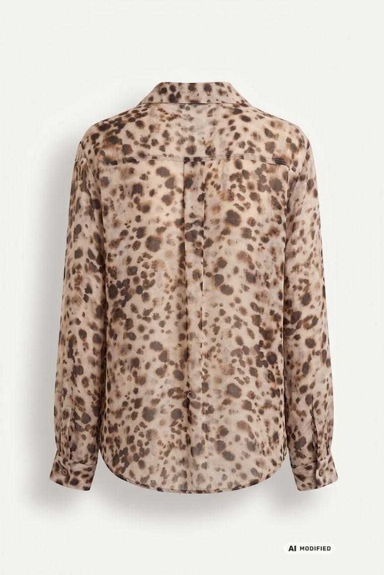 CAMICIA MISTO LANA STAMPA BAMBI - immagine 4