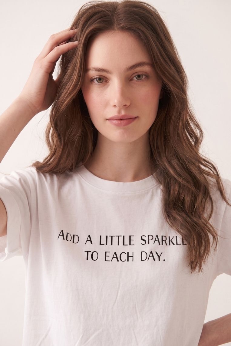 T-SHIRT STAMPA LITTLE SPARKLE
