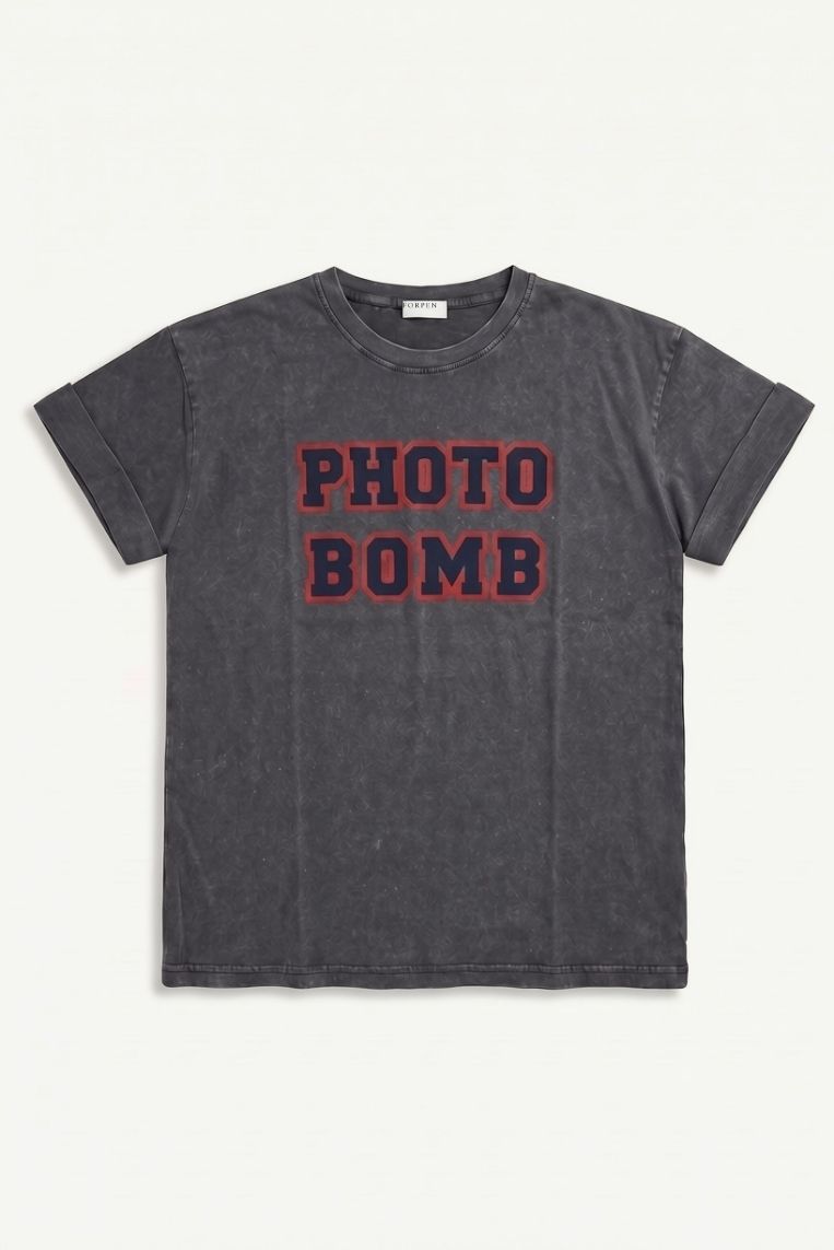 T-SHIRT STAMPA PHOTO BOMB 3 T-SHIRT STAMPA PHOTO BOMB - immagine 3