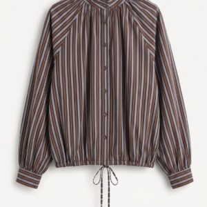 CAMICIA A RIGHE FONDO ELASTICO 7 CAMICIA A RIGHE FONDO ELASTICO - Thumbnail Image 3
