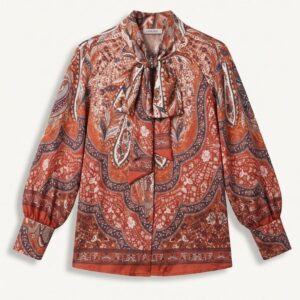 CAMICIA SATINATA STAMPA CACHEMERE 18 CAMICIA SATINATA STAMPA CACHEMERE - Thumbnail Image 7