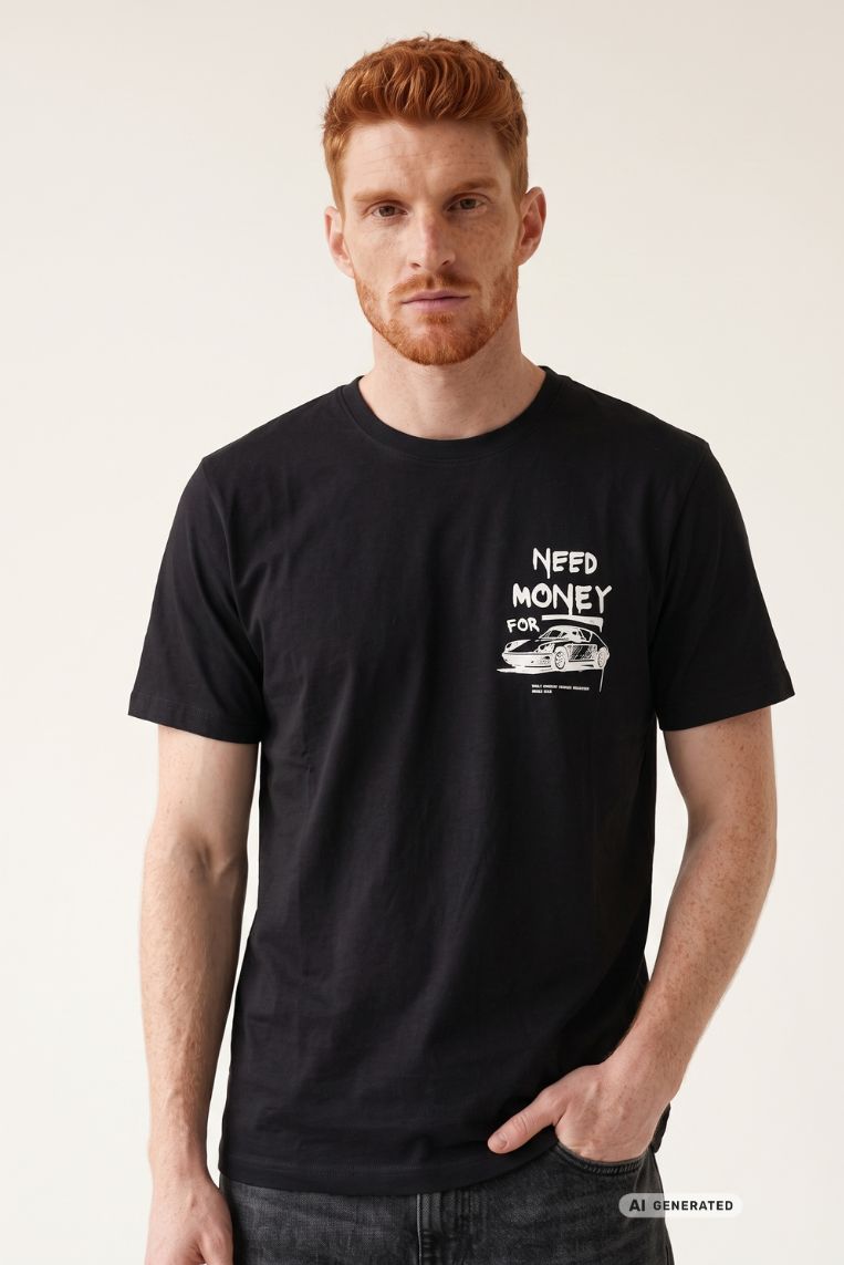 T-SHIRT NEED MONEY 1 T-SHIRT NEED MONEY - immagine 1